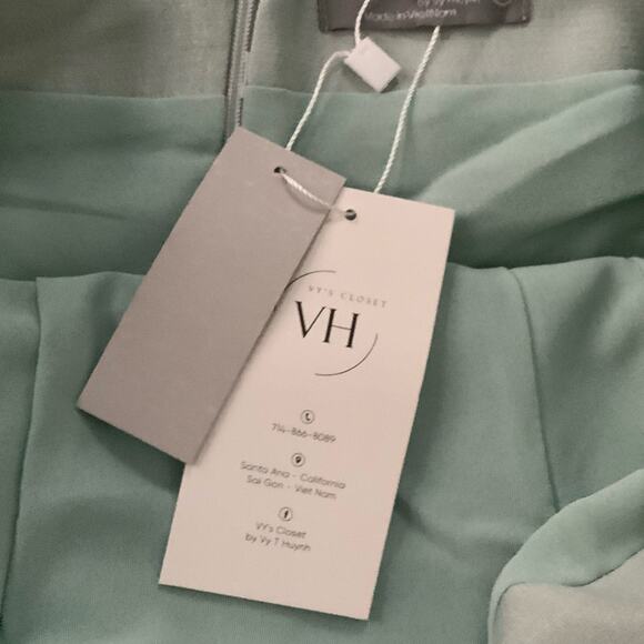 VY's Closet A-Line Strappy Midi Knee Length Cocktail Party Pockets Lined Size M - Picture 10 of 11